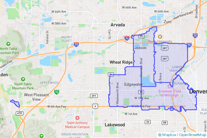 Service Area Map