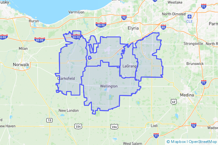 Service Area Map