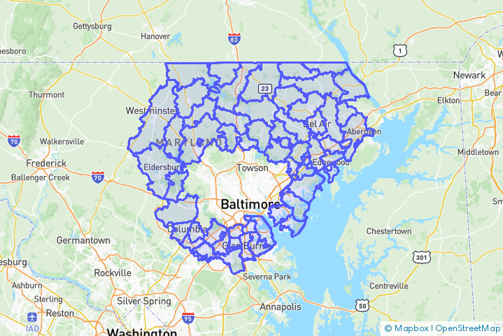 Service Area Map
