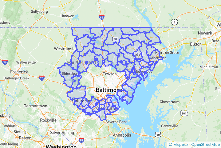 Service Area Map