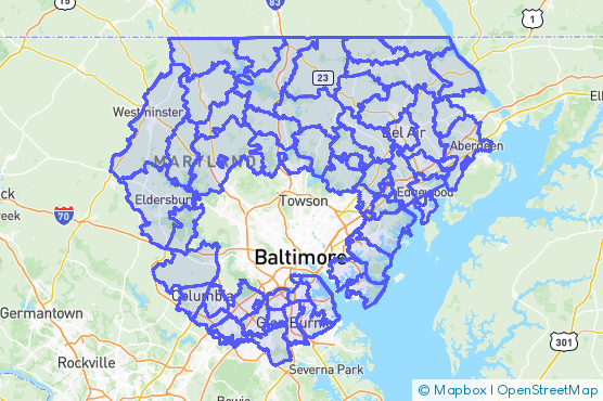 Service Area Map