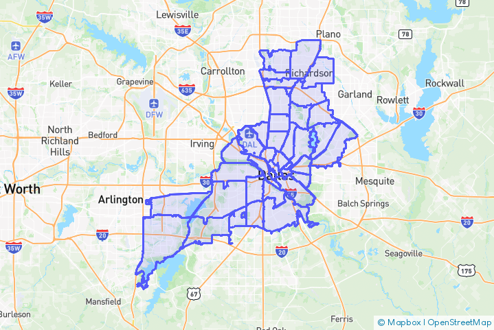 Service Area Map