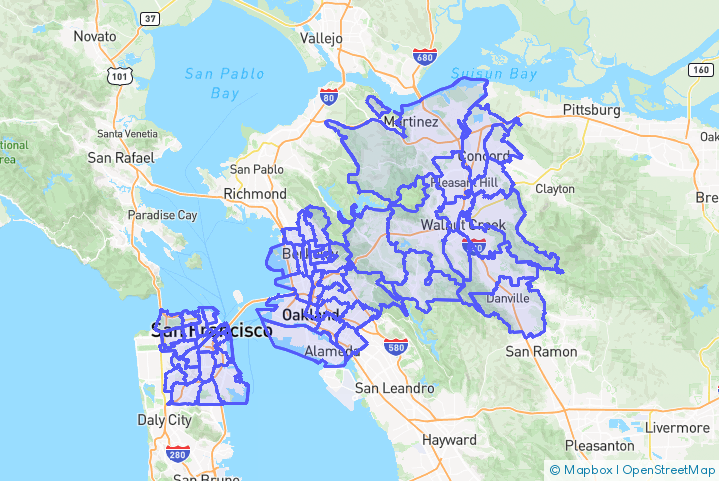 Service Area Map