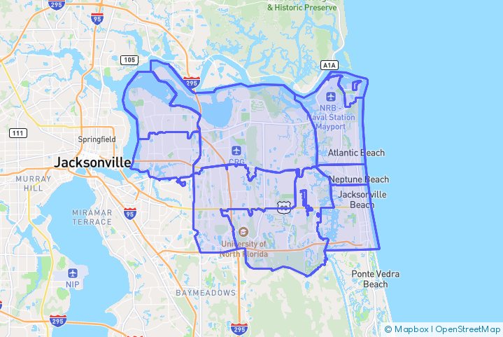 Service Area Map