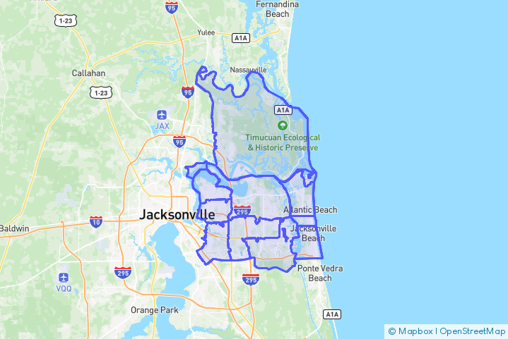 Service Area Map