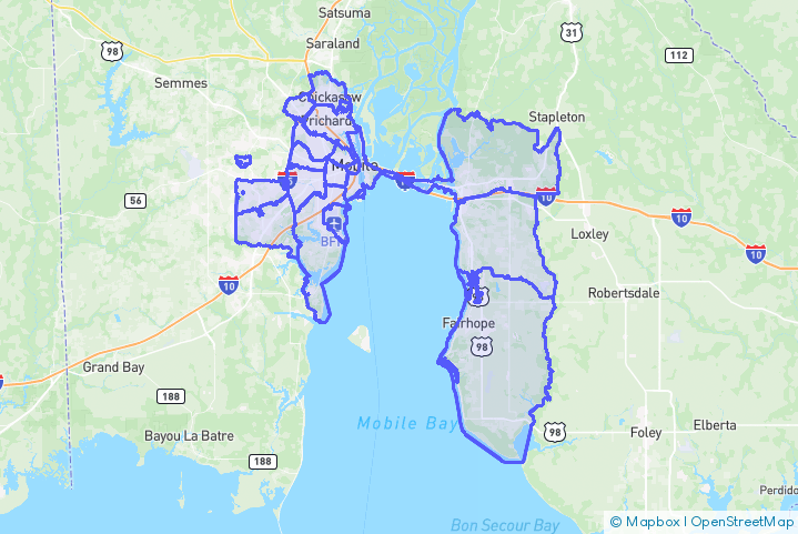 Service Area Map