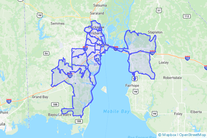 Service Area Map