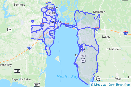 Service Area Map