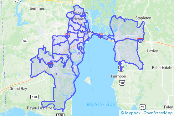Service Area Map