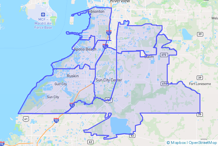 Service Area Map