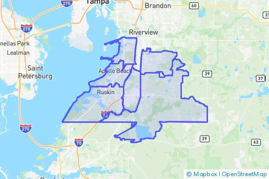 Service Area Map