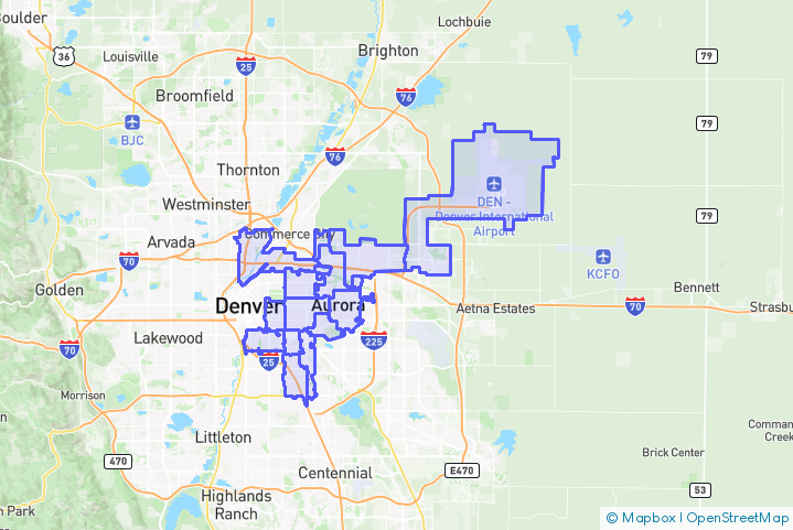 Service Area Map