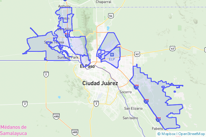 Service Area Map