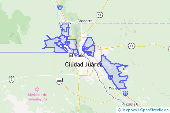 Service Area Map