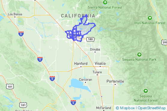 Service Area Map