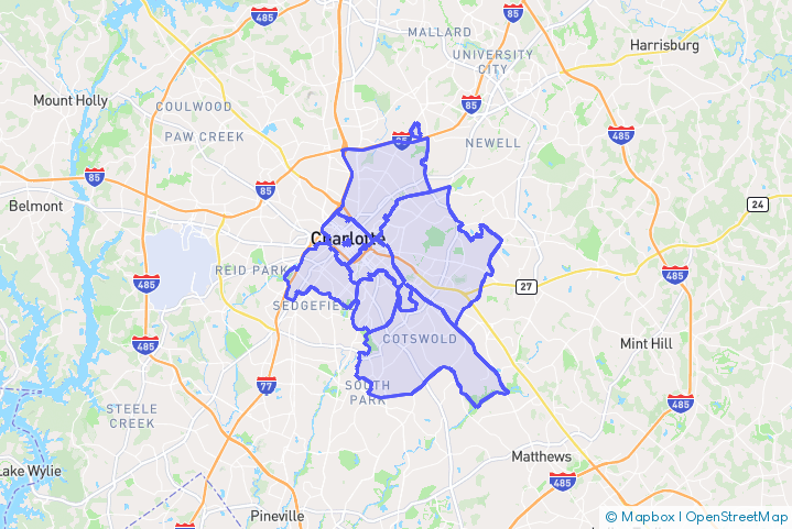 Service Area Map