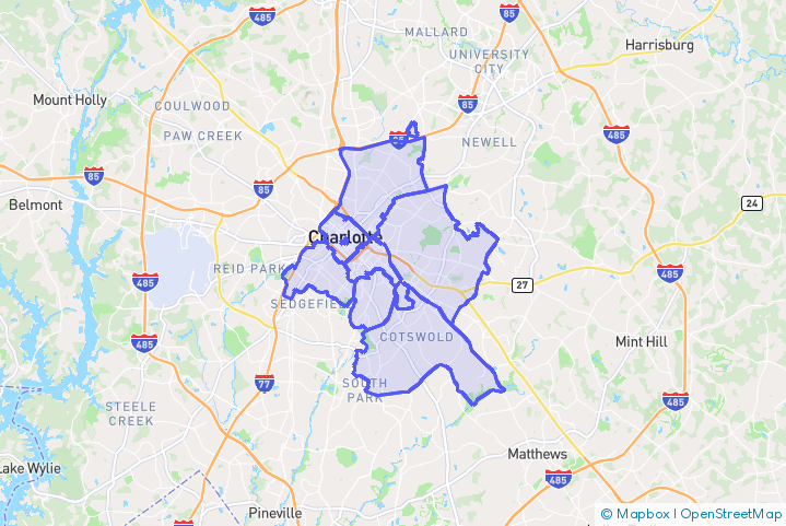 Service Area Map