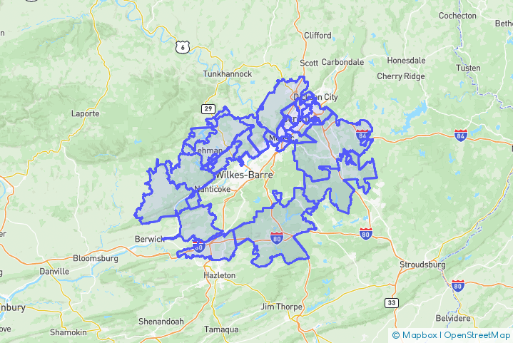 Service Area Map