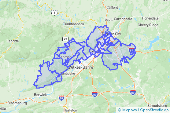 Service Area Map