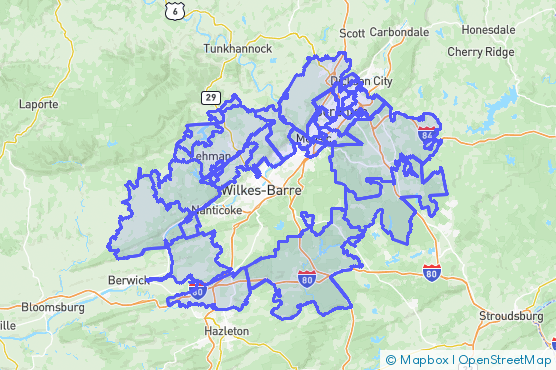Service Area Map