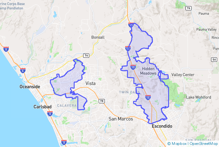 Service Area Map