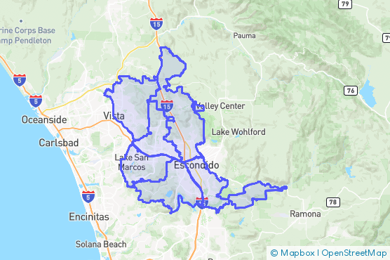 Service Area Map