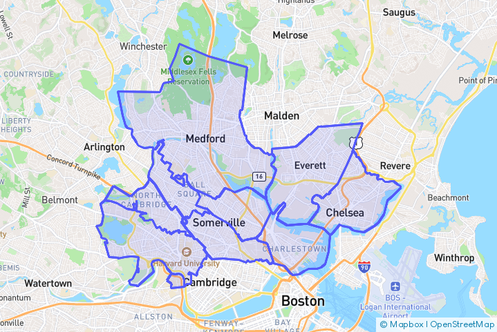 Service Area Map