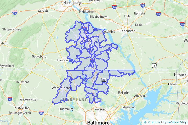 Service Area Map