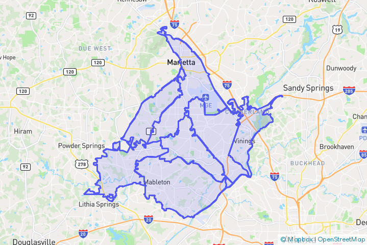 Service Area Map