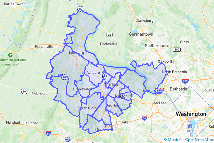 Service Area Map