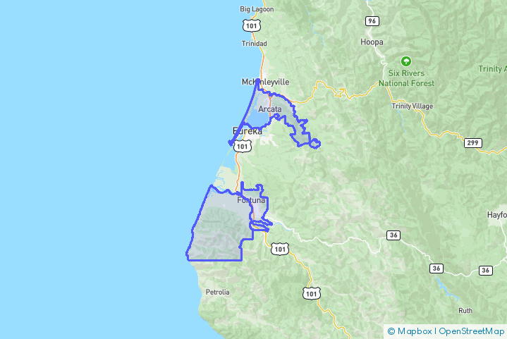 Service Area Map
