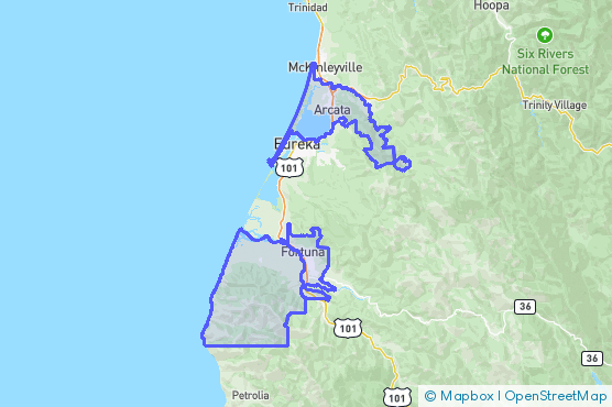 Service Area Map