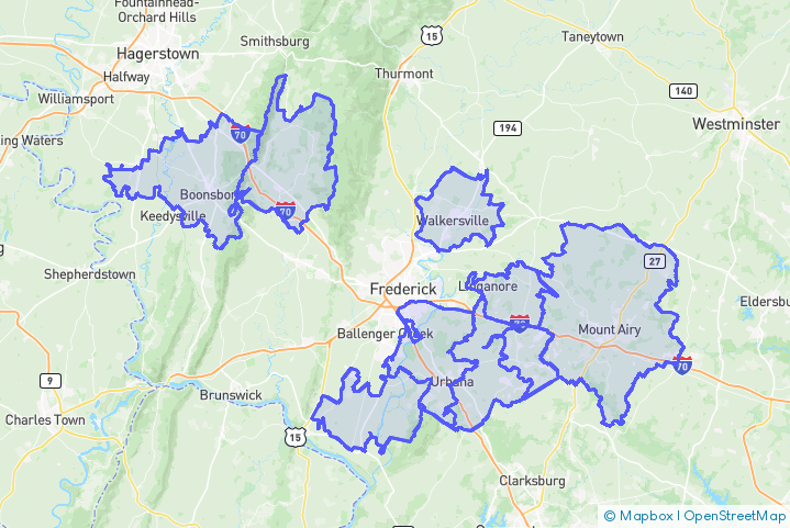 Service Area Map