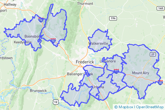 Service Area Map
