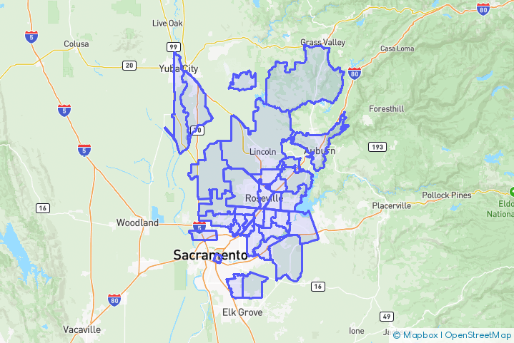 Service Area Map