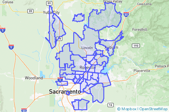 Service Area Map