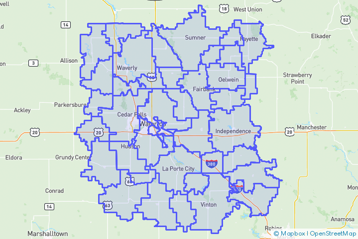 Service Area Map