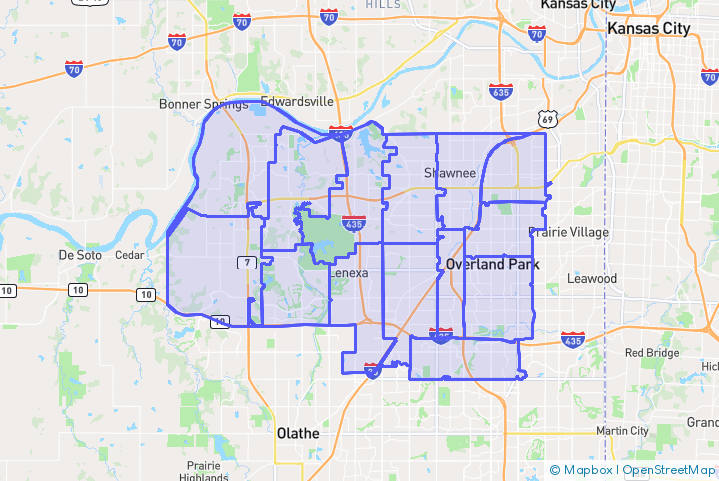 Service Area Map