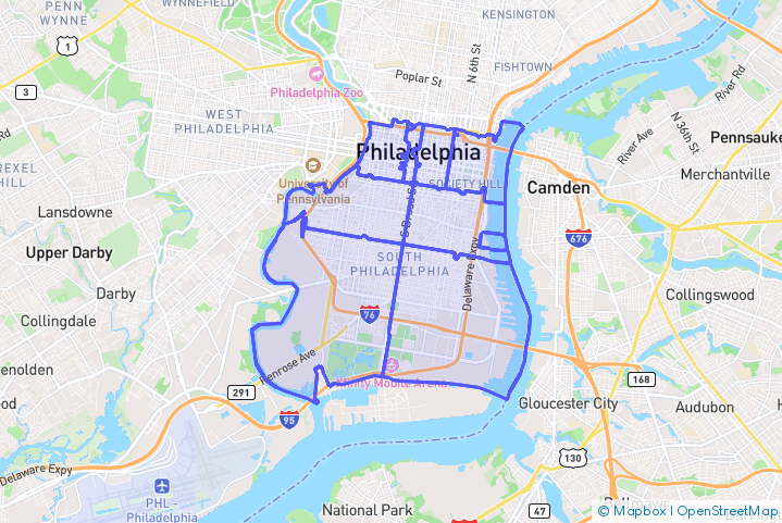 Service Area Map