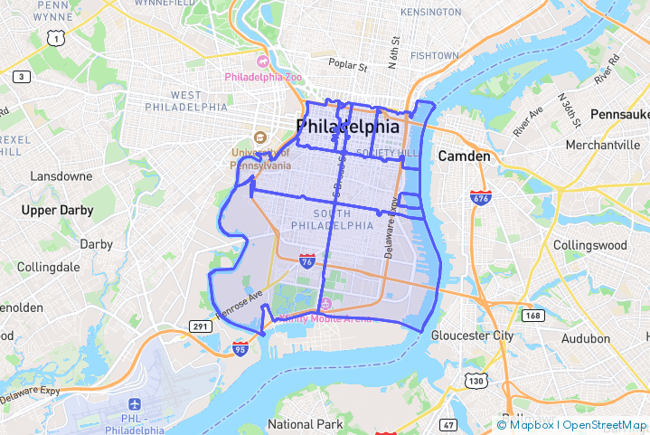 Service Area Map