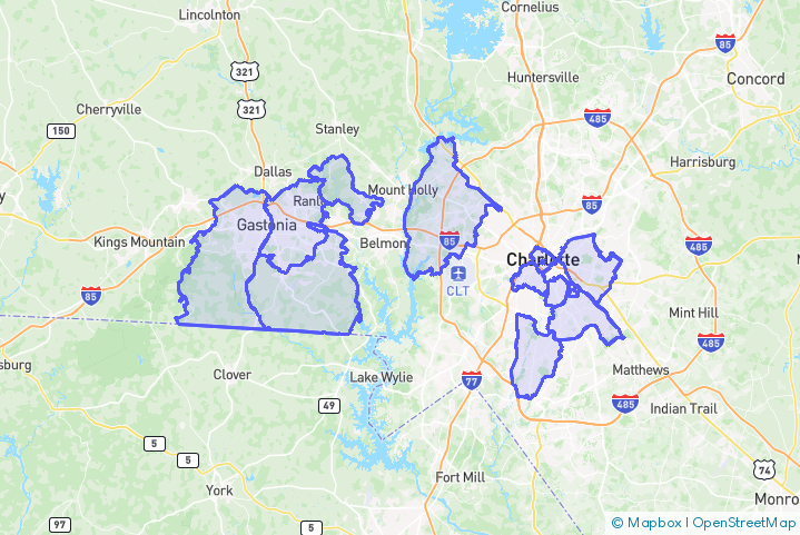 Service Area Map