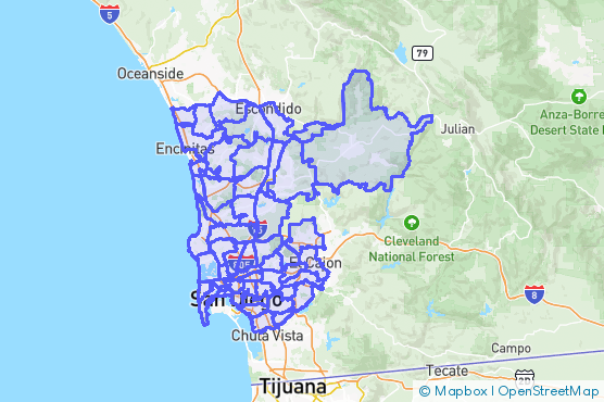 Service Area Map