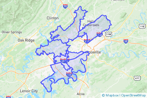 Service Area Map