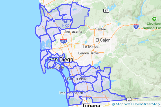Service Area Map