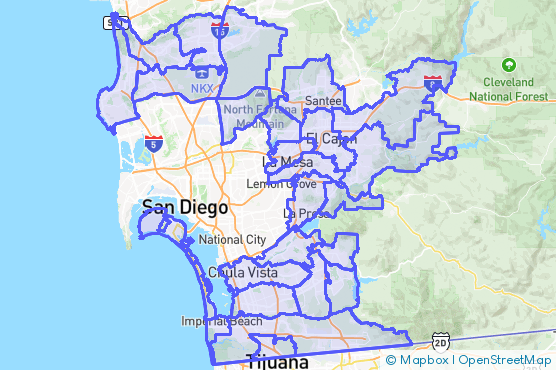 Service Area Map