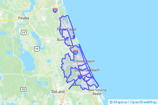 Service Area Map