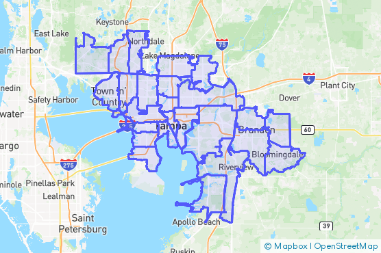 Service Area Map