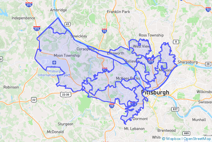 Service Area Map