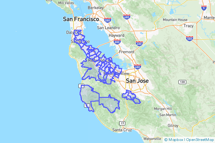 Service Area Map