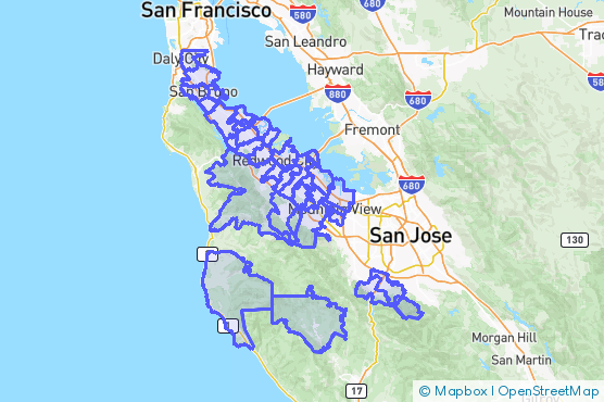 Service Area Map